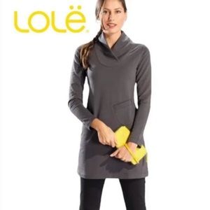 LOLE SWEATSHIRT DRESS IN GREY COLOUR SIZE SMALL